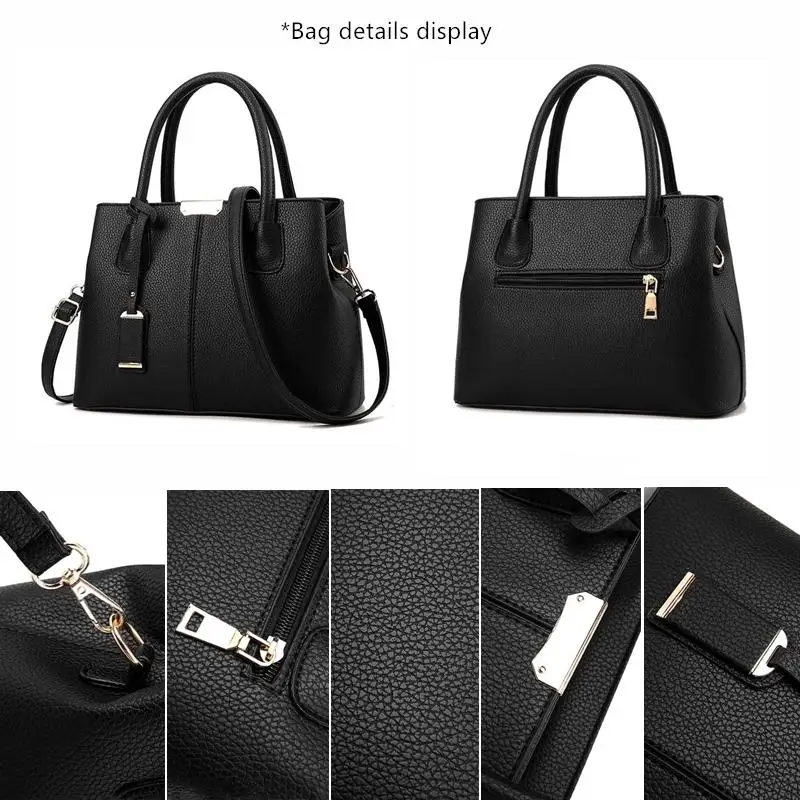 

PU Leather Embroidery Women Handbags Totes Bag Fashion Top-handle Crossbody Shoulder Bags Handle Tassel Messenger Bag