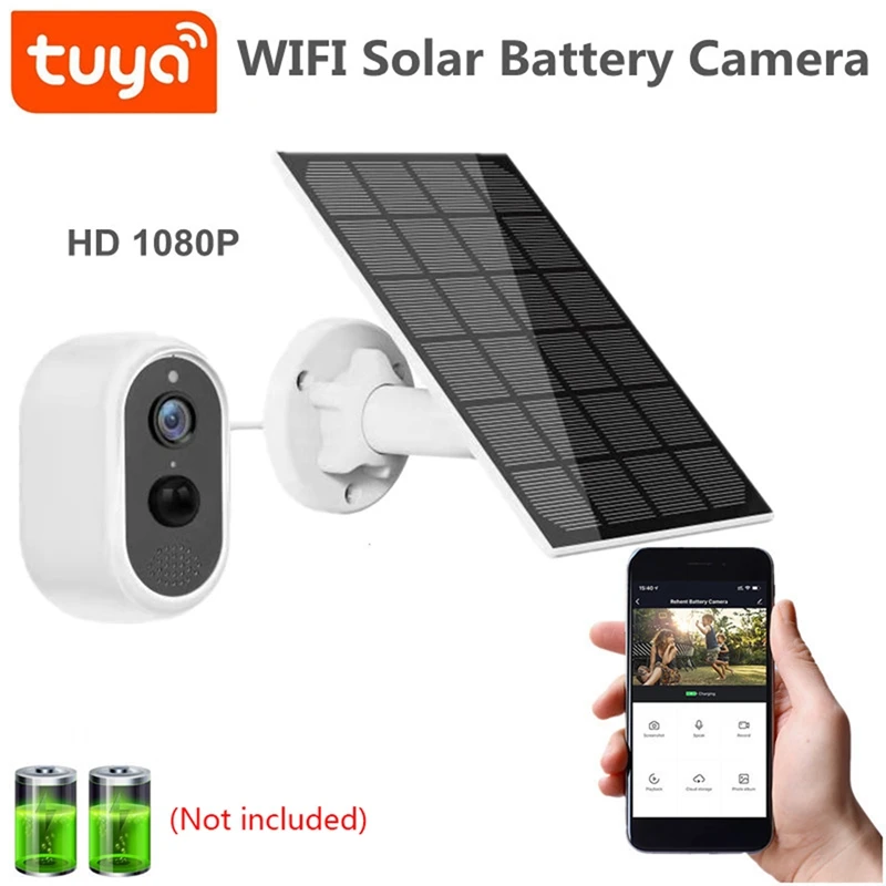 

Камера видеонаблюдения с солнечной панелью, Wi-Fi, 1080P