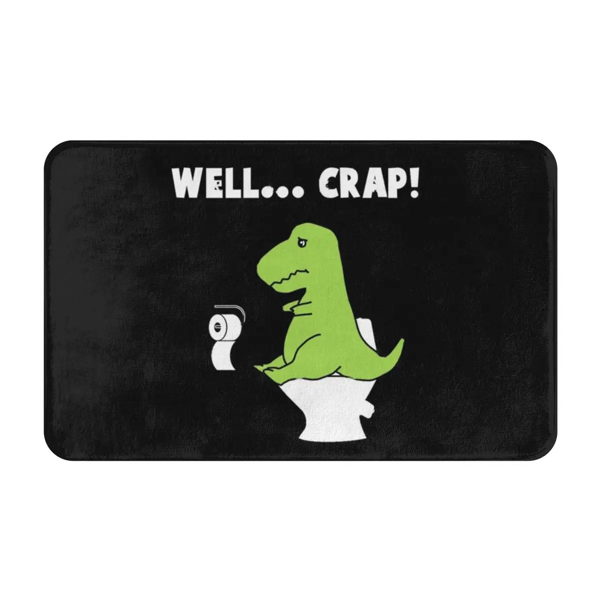 Well Crap T-Rex Struggle Doormat Rug carpet Mat Footpad Bath mat Polyester Anti-slip Entrance Kitchen Bedroom Washable removal |