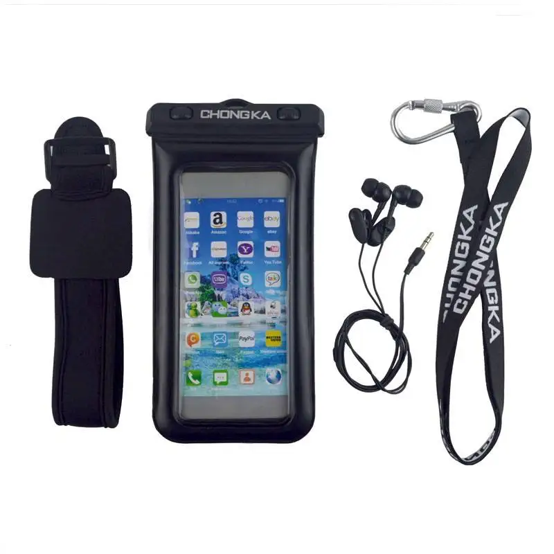 

Hot sale bicycle rack waterproof mobile phone arm bag PVC dry