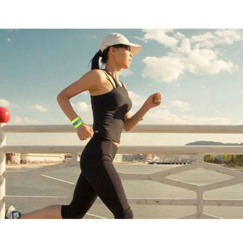 Светоотражающий безопасный ремешок наручные ног лодыжки на ремне