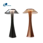 Современная светодиодная приглушаемая акриловая настольная лампа, прикроватный светильник для чтения с защитой глаз, домашние украшения, зарядка через USB, настольная лампа