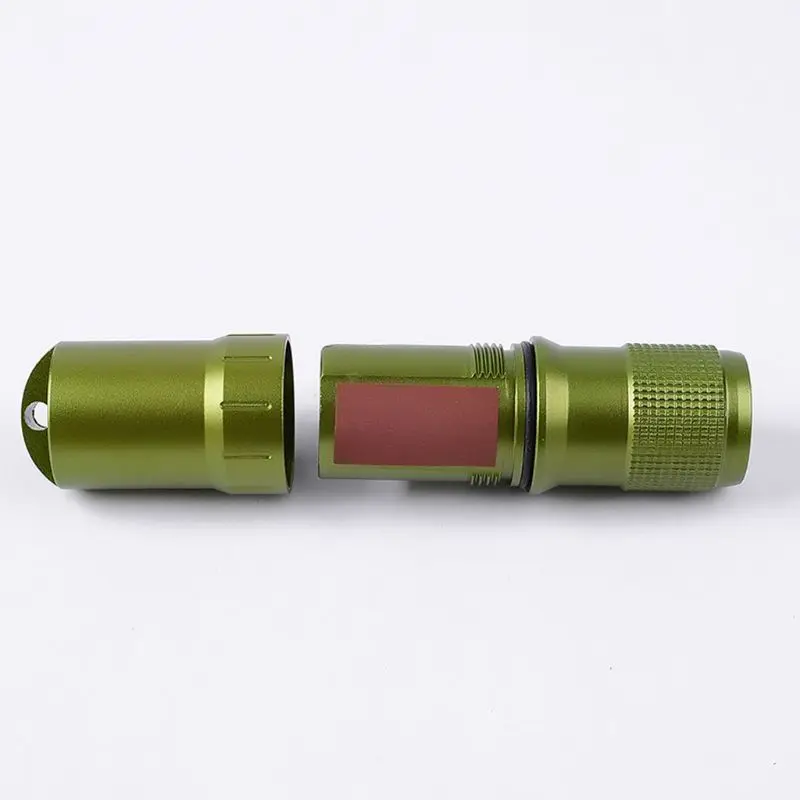 

Mini Waterproof Capsule Bottle Protable Holder Aluminum Alloy Multipurpose Case
