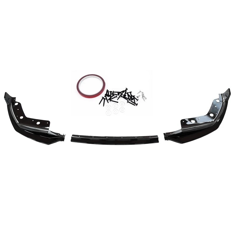 

MP Style Car Front Bumper Lip Spoiler Splitter Diffuser Detachable Body Kit Cover Guard for -BMW 3 Series G20 2019 2020