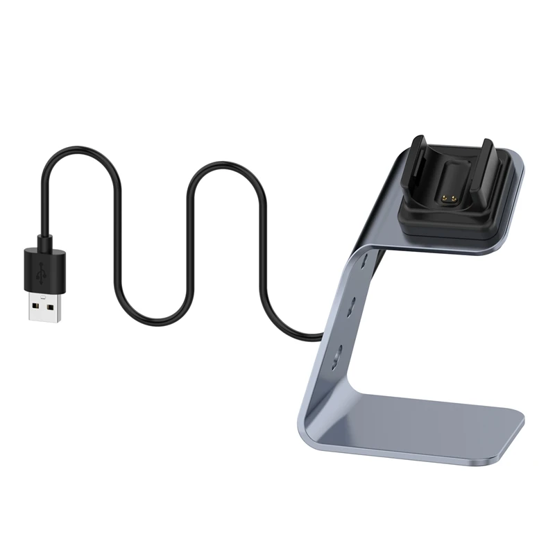 

Charging Dock Stand Station Base Wired Usb Cable for Fitbit Charge3 / 4 / Charge3 Se Smart Watch Bracket