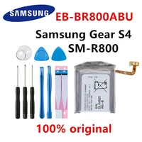 samsung 100 orginal eb br800abu 472mah battery for samsung gear s4 sm r800 sm r805 sm r810 smart watch batteriestools