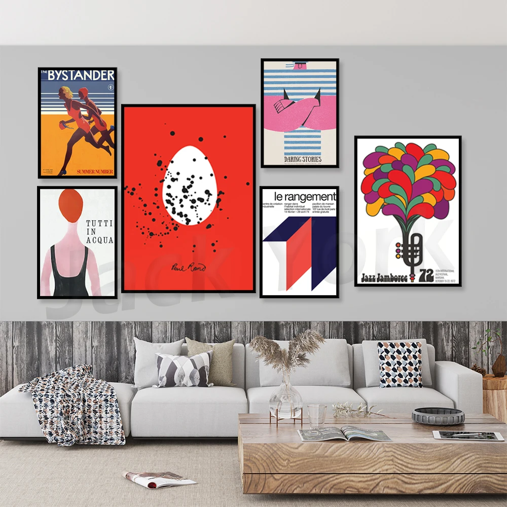 

Jamboree 72, Jazz Festival, Music poster, Retro, Polish Art, 1972, Mid Century, Wall Art, Contemporary