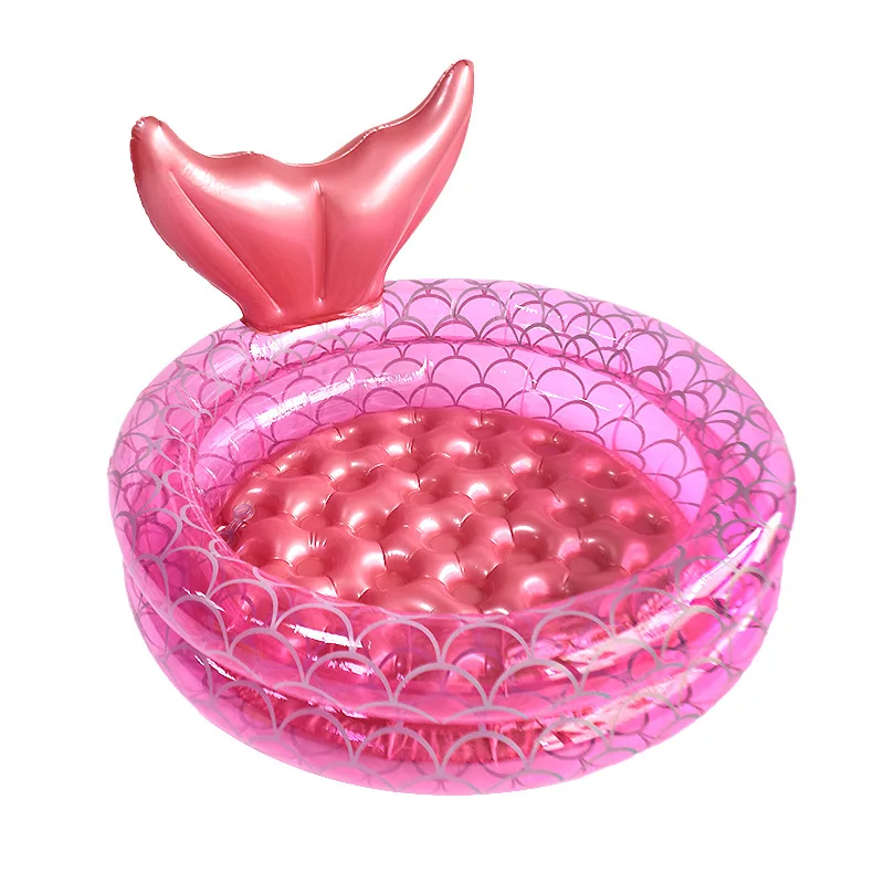 

Doki Toy 2021 New Summer PVC Inflatable Mermaid Pool Home Infants Baby Pool Ocean Ball Pool And Thicken The Tub