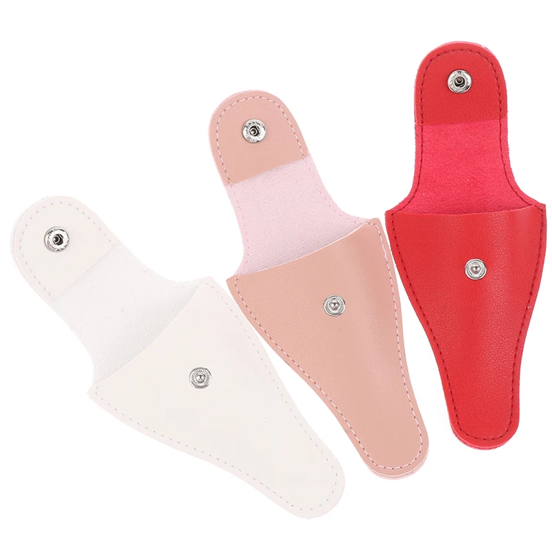 

1Pc Nipper Cover Protective Sleeve Nail Cuticle Scissors Manicure Pedicure Tools Dode Cuticle Franse Trimmer Lederen