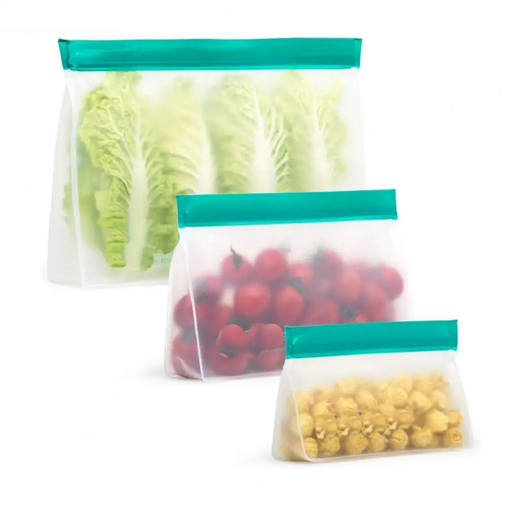

80% Hot Sales!!!Reusable PEVA Food Fresh Preservation Bag Fruit Vegetable Storage Sealed Pouch