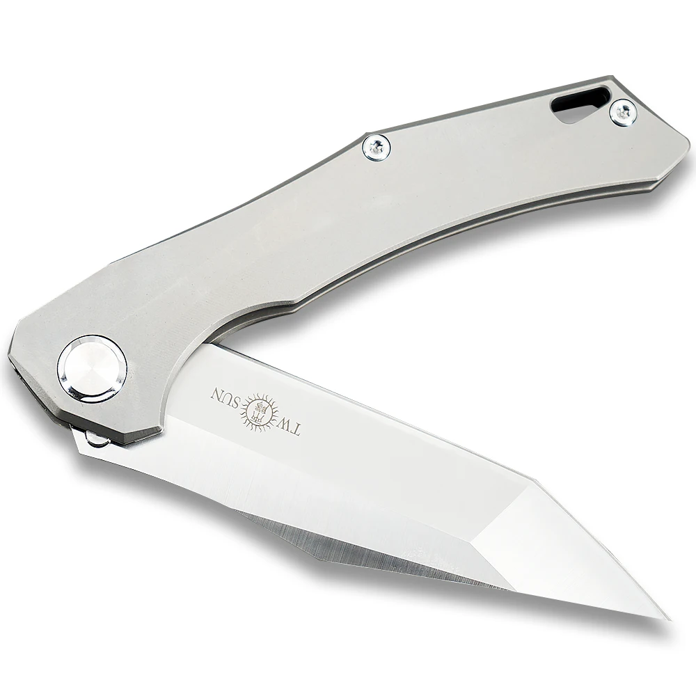 TWOSUN ножи S90V лезвие складной карманный нож тактический кемпинг охотничий