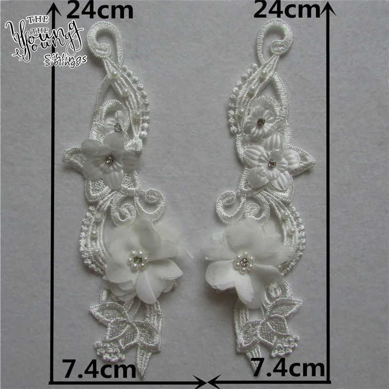 YL584 Платье пышное Различные стили, 3D Стразы, Цветочная вышивка, кружевной воротник, аппликация, кружевная ткань, материалы для рукоделия, аксессуары для рукоделия - Цвет: YL584