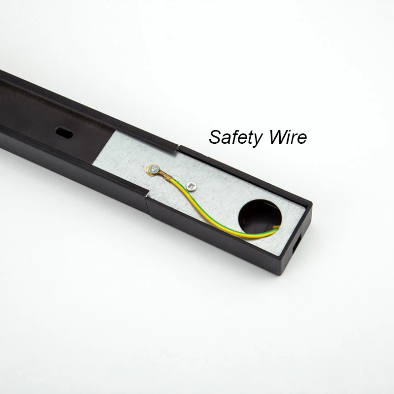 1 м светодиодный Трековый светильник 2-рейки для электрического провода