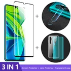 Чехол 3 в 1 + Защитное стекло для камеры xiaomi mi note 10 pro, защита для экрана, задняя крышка для xiomi cc9 pro, закаленное стекло