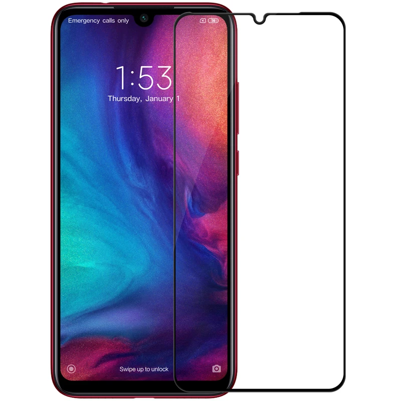 Redmi note 7 защитная пленка из закаленного стекла NILLKIN XD CP + MAX для защиты от взрыва Xiaomi