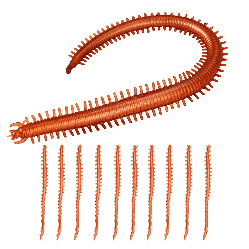 

5/10PCS/Lots Centipede 1.8g/14cm Lure Soft Bait Simulation Fake LURE Artificial Baits Fishing Tackle Accessories Wholesale 2021