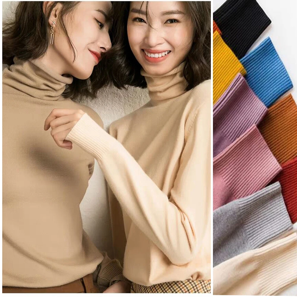 

Women's Turtleneck Cashmere Sweater Women Warm Jumpers Ladies Pullover Autumn Winter Women's Sweaters grace Turtleneck xxl