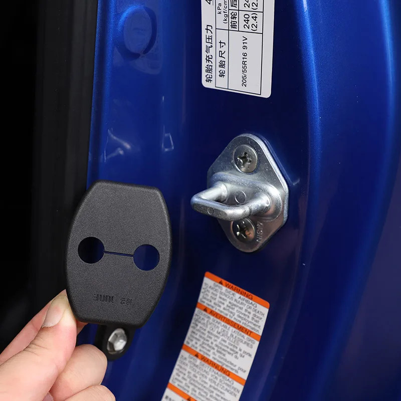 

For Toyota 86 12-20 Car Rustproof Car Door lock Cover Stopper Arm Cap Protector Decoration For Subaru BRZ ZC6 Cover Accessories