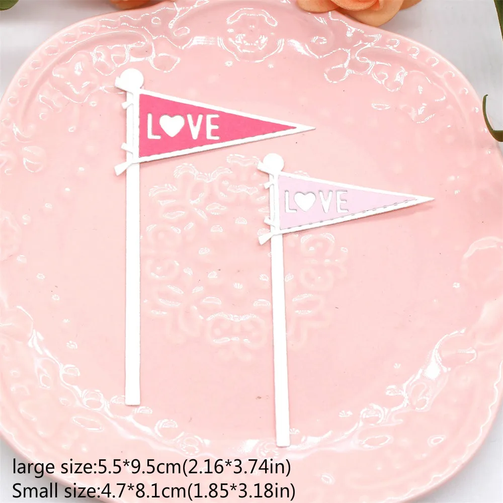 Металлический трафарет KSCRAFT с флагом трафареты для скрапбукинга декоративное