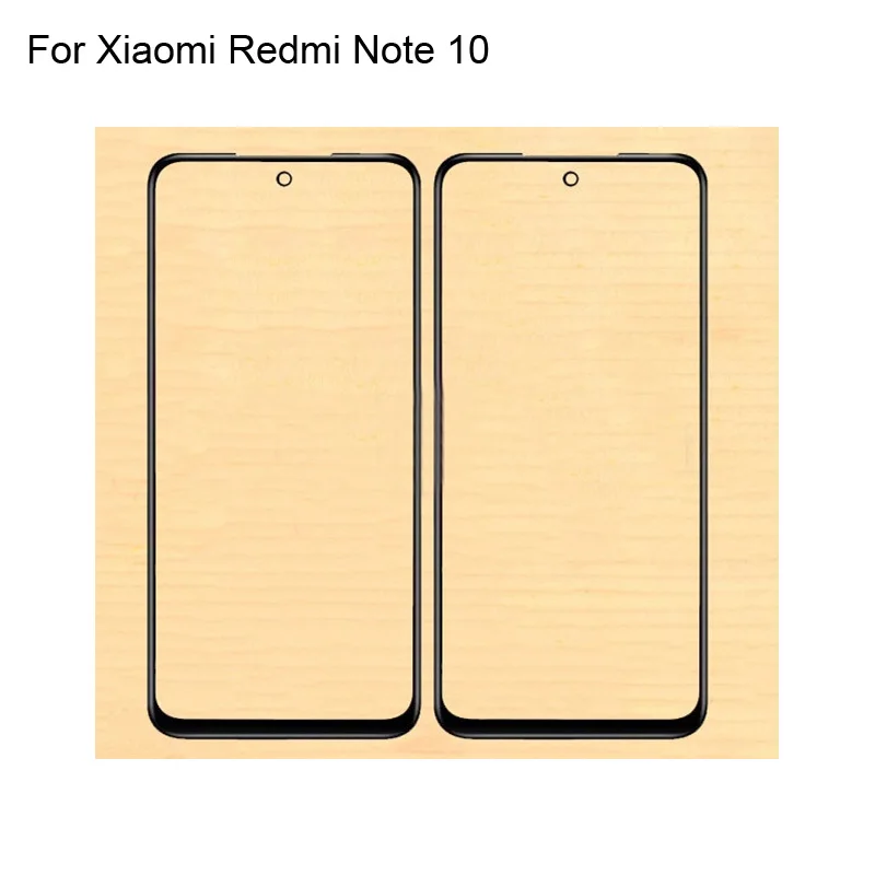 

High quality For Xiaomi Redmi Note 10 Front Outer Glass Lens Touch Screen Outer Glass without Flex cable Xiao mi Redmi Note10