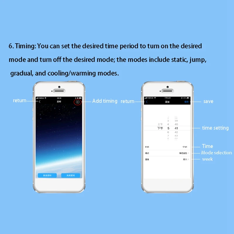 

HOT-LED Bluetooth Remote Control with Voice Control 8368 RGB Music 4 Buttons Infrared 40 Button Controller