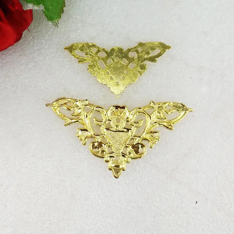 4 шт. деревянная коробка из цинкового сплава Coners защита для вина украшение