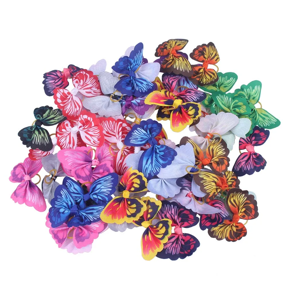 Pipifrien маленькие банты для собак аксессуары щенков йоркширских питомцев заколки