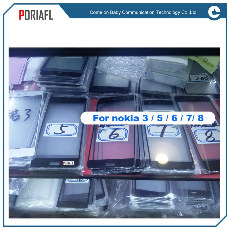 Внешнее стекло для Nokia 3 5 6 7 8 переднее ремонт сенсорный экран внешнее nokia plus |