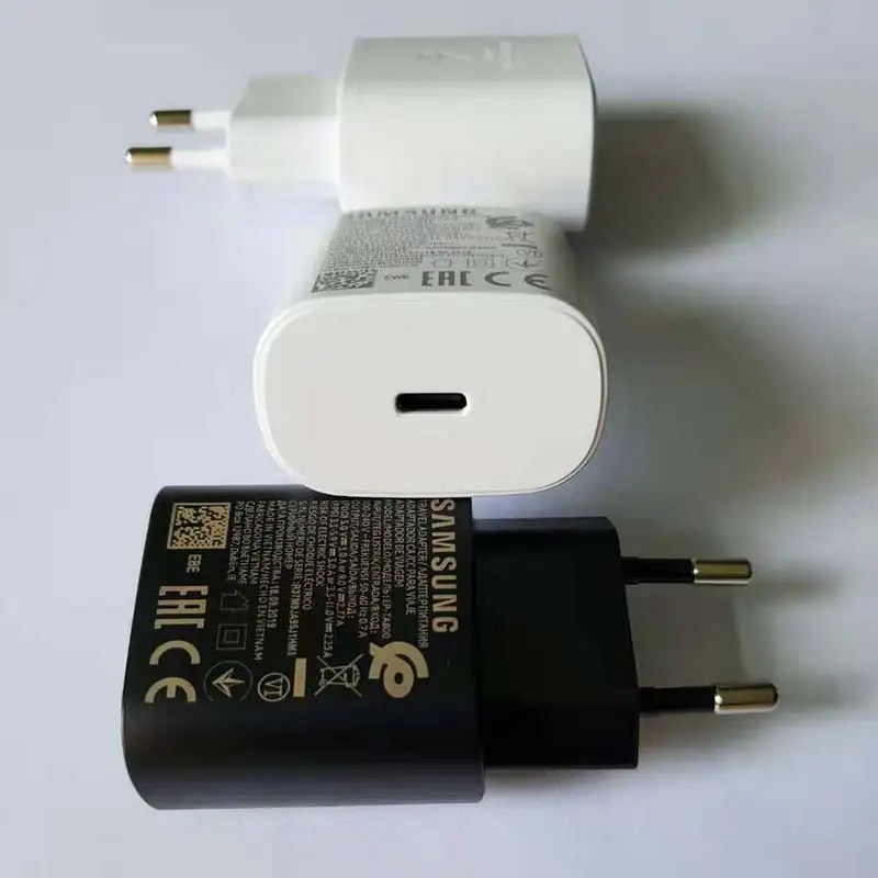 Супербыстрое зарядное устройство для Samsung Note 10 25 Вт ЕС Usb PD адаптер быстрой