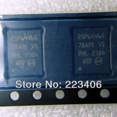 

10PCS M25P64-VME6TG QFN-8 Free Shipping
