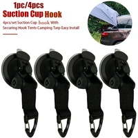suction cup securing hook tie down camping tarp as car side awning hook