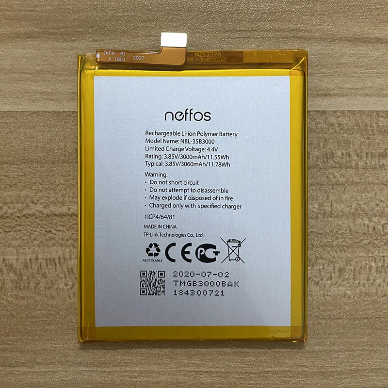

3000 мАч NBL-35B3000 батарея для TP-link Neffos C7 TP910A TP910C