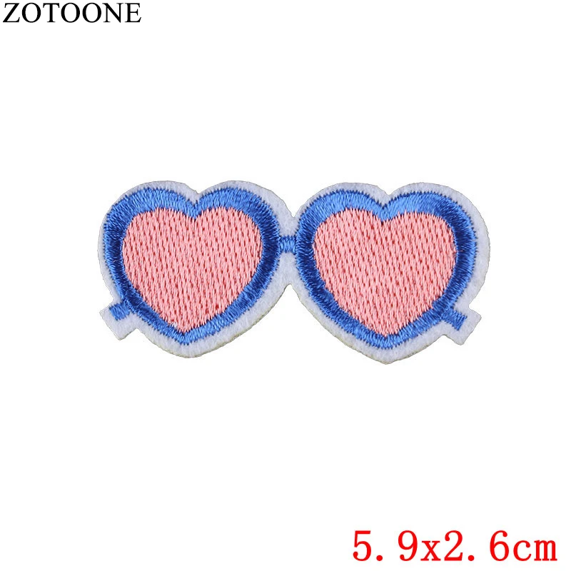 Термоклейкие нашивки ZOTOONE для камеры очков в полоску значки с вышивкой наклейки