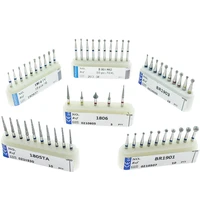 1set dental lab burs for high speed handpiece teeth whitening polishing burs br series dental supplies
