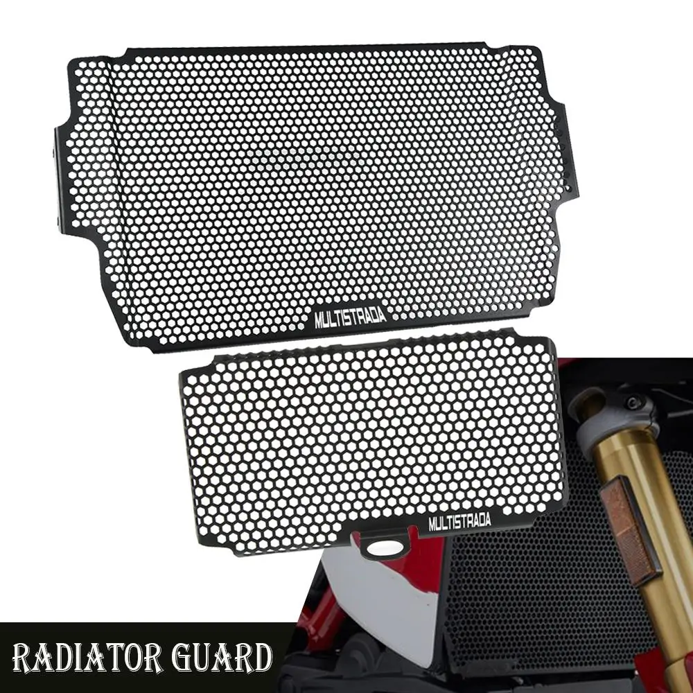

Motorcycle Radiator Guard Protector Grille Cover Oil Cooler Guard For Ducati Multistrada 950 1260 1200 Enduro Pro S D Pikes Peak