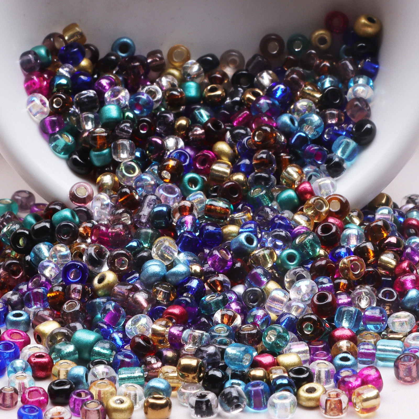 

Glass Seed Charm Czech Beads Small Beads DIY Bracelet Necklace Earrings Jewelry Crafts 2mm/3mm/4mm Pony Beads For DIY Bracelet