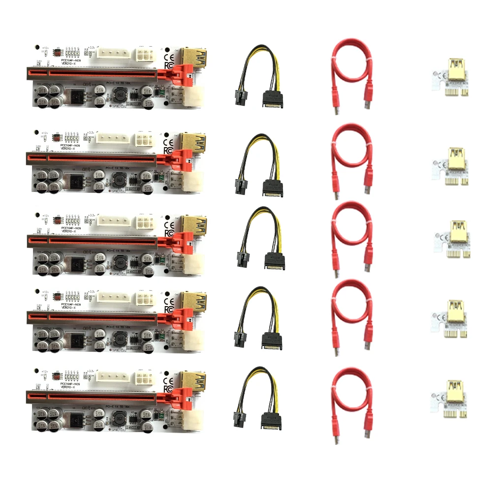 

Адаптер USB 3,0 PCI-E для видеокарты, 1/6/10 шт.