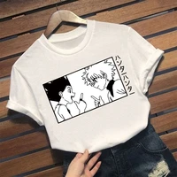 full time hunter cartoon anime graphic t shirt women sexy tops girls fashion casual short sleeved kawaii harajuku style t shirt