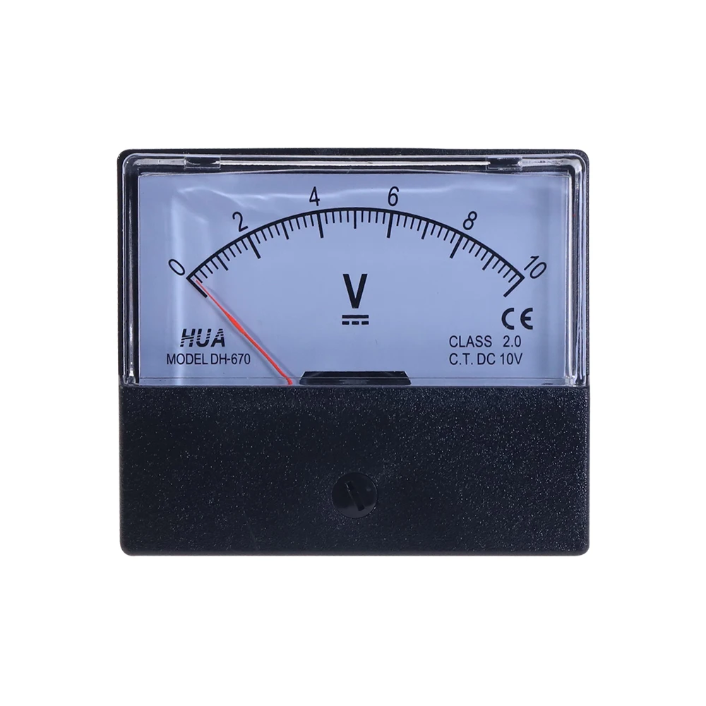 Аналоговый вольтметр с панелью постоянного тока измеритель напряжения DH 670 3 в 5 В