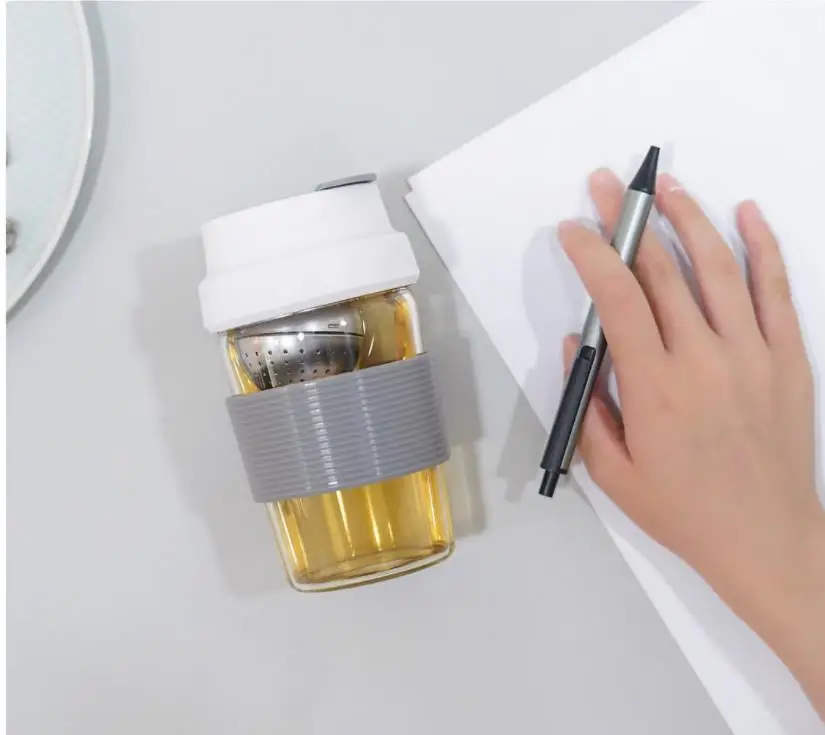 xiaomi mijia шар с сердечками чашка тренд железный шар разделительная чашка пищевого класса из нержавеющей стали высокого качества стеклянная чашка для чая смарт