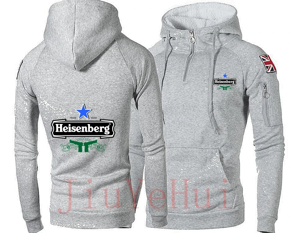 Модная толстовка с капюшоном на молнии во все тяжкие мужские кофты хайзенберга
