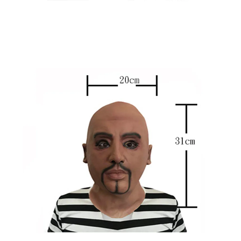 Головной убор в виде дяди на Хэллоуин с забавным облысшим головой старшего брата