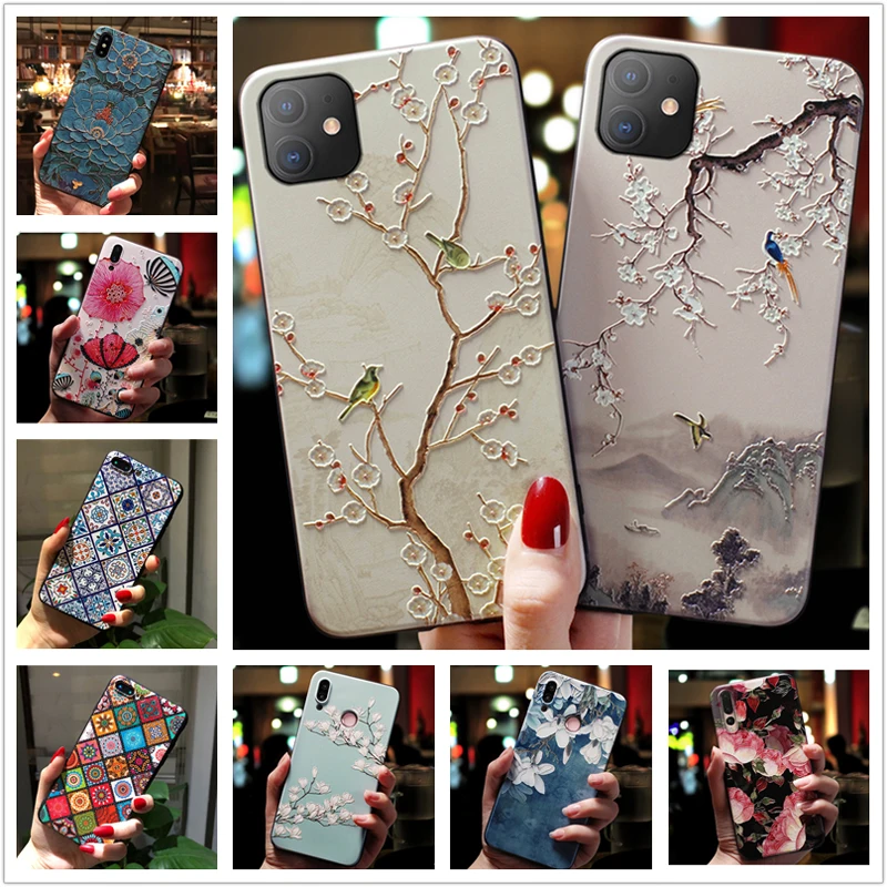 For OPPO A74 5G Case Fashion Relief Soft Silicone Phone Cases For OPPO A94 5G / A54 5G Protective Cover For OPPO A 94 74 54