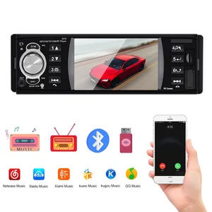 car radio bluetooth 4 2 stereo audio video player mp5 1 din 4 1 inch auto parts iso remote multicolor lighting tf usb charging free global shipping