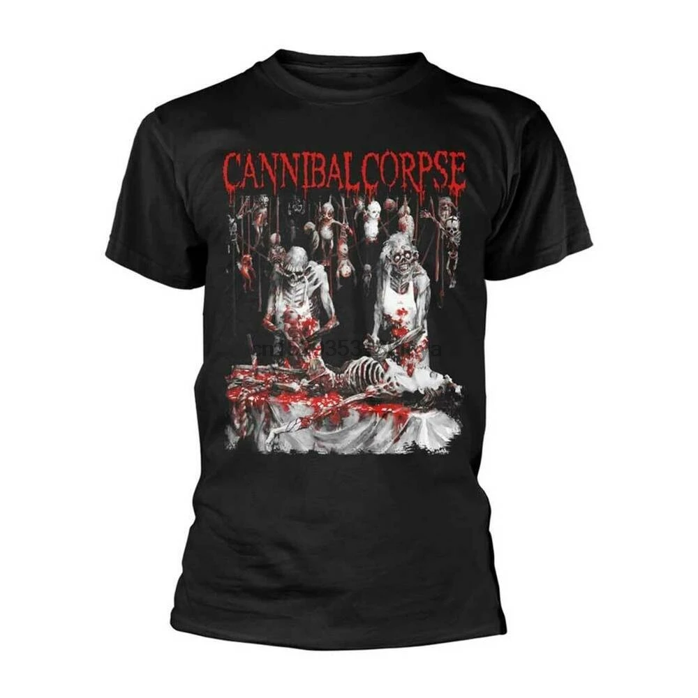 Новинка: черная футболка с изображением трупа Cannibal Butchered при рождении | Мужская