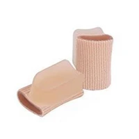 soft gel toe separators bunion corrector for overlapping toe fabric toe spacers for hallux valgus orthopedic supplies