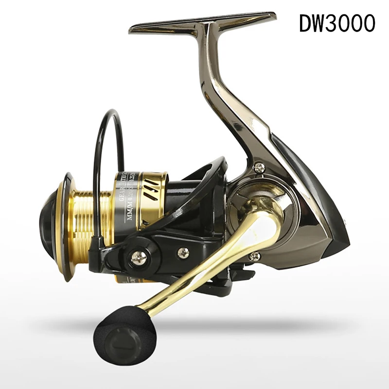

2023 5.2:1 High Speed Metal Spool Spinning Reel Fishing Reel Max Drag 10kg New