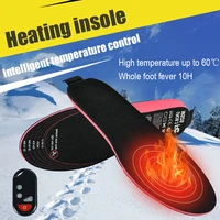 heating insole usb charging smart remote control electric heating insole cuttable foot warmer insole outdoor sports equipment