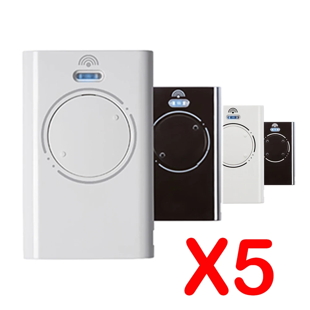 

5Pack FAAC XT2 XT4 433 SLH LR Remote Control Replacement FAAC 787007 787008 433MHz Rolling Code Garage Gate Remote Control Key