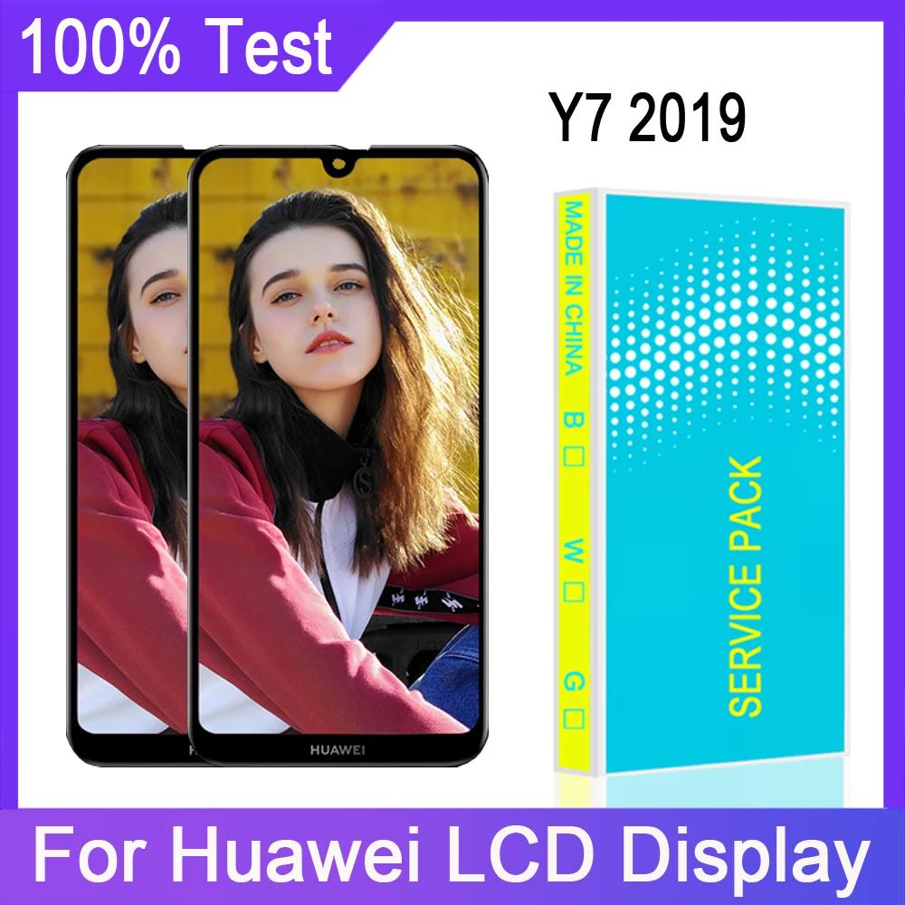 Сменный ЖК дисплей для HUAWEI Y7 2019 с сенсорным экраном и дигитайзером Huawei Pro Prime DUB LX3